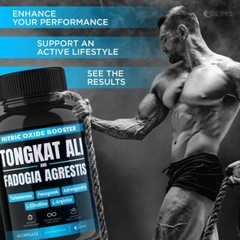 (3 Pack) Testosterone Supplement Booster Capsules Blood Flow Nitric Oxide