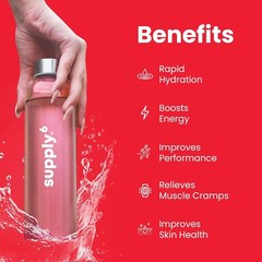 Supply6 Salts|Electrolyte Mix (36 Servings,Watermelon) Ideal for daily hydration