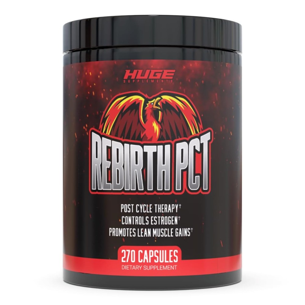 Rebirth PCT Supplement for Men, Most Stacked & Complete Post Cycle Therapy Fo…