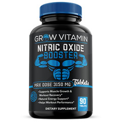 NITRO PUMP Nitric Oxide Pre Workout Muscle Growth + EXPLOSIVE ENDURANCE Tablets