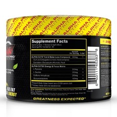 Fat Burner Weight Loss Pre Workout Alpha Cuts Alpha Pro Nutrition burn belly fat