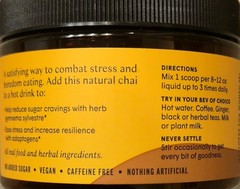 Wile STAVE THE CRAVE 3.4 oz (30 Serv) Reduce Sugar Crave Chai Drink BESTBY 07/26