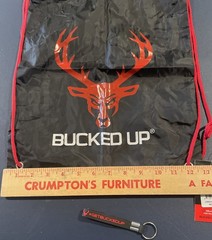 Bucked Up Pre Workout Bag W/ Keychain. Promotional Item