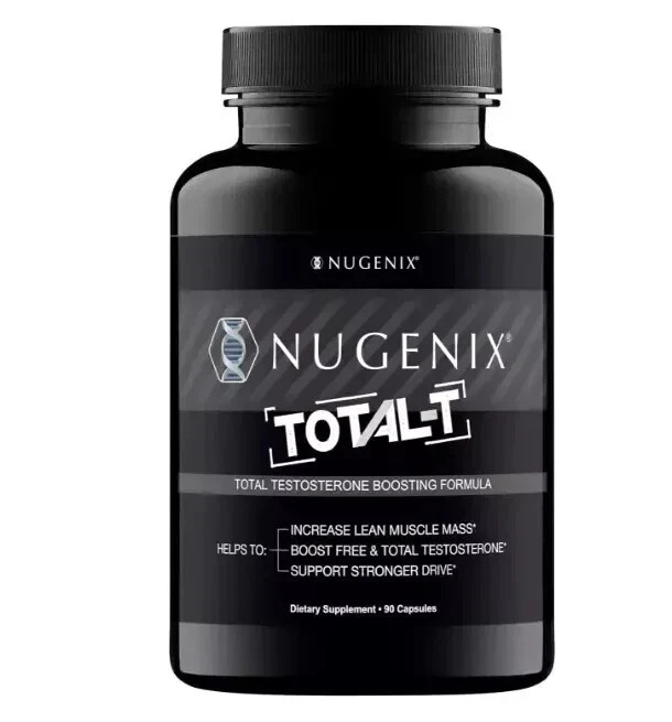 Nugenix Total-T Testosterone Free for men 90 counts Boosters ship US stock