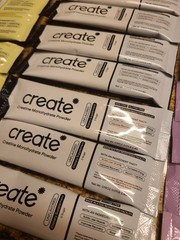 Create Creatine Monohydrate Powder Sticks-30 ct Variety Lemon Lime-Mix Berry etc