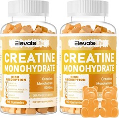 LOT OF 7!!! Creatine Monohydrate Gummies 5g – Best By 06/2026