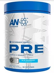 AN Performance Pre Workout Energy Drink/Blue Raspberry X2- 60 Servings/SEALED!