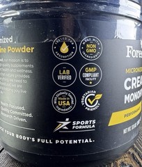 Forest Leaf Pure Micronized Powder Creatine – Strength & Energy – 100 servings