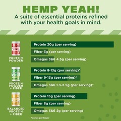 Manitoba Harvest Organic Hemp Protein Powder Dark Chocolate Vegan 1 Pound