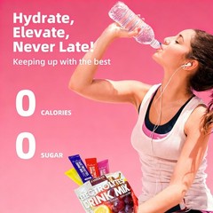 Hydration Mix Sport Drink Powder Sugar Free Essential Electrolyte 20 Sachets
