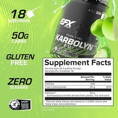 EFX Sports Karbolyn Fuel | FastAbsorbing Carbohydrate Powder | Carb Load, Sus…