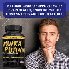 Premature Ejaculation Capsules Muira Puama Delay Boost Energy Reduce Stress
