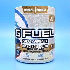 G Fuel Mortal Kombat 1 Dancing Dragon Fruit Mango Tub Energy Formula 40 Servings