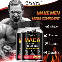 Maca Root Capsules 10,000mg | 120 Caps | Red, Yellow, Black Maca Supplements