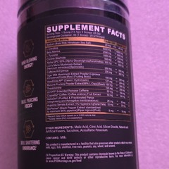 Skull Pre-Workout Powder L-Citrulline Beta Alanine Bodybuilding CrossFit