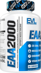 Evlution Nutrition EAA2000 – 2g Essential Amino Acids – 30 Servings