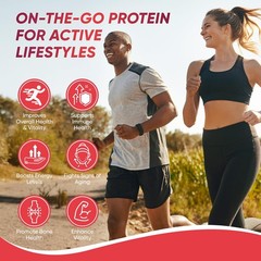 Oaka Protein Gummies 20G Protein Per Day Zero Sugar Mixed Berries Flavor Daily