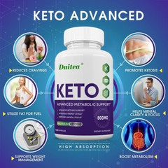 Keto ACV Diet Capsules for Fat Burning, Weight Loss and Detoxification