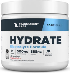 Hydrate Naturally Sweetened Electrolytes Powder – Hydration Powder Electrolytes