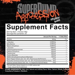 Gaspari Nutrition SuperPump Aggression Pre-Workout 25 Servings Pick Flavor