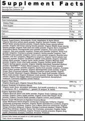 Zena Organic Super Greens Fruits & Vegetables Single Packs 20 Count Made in USA!