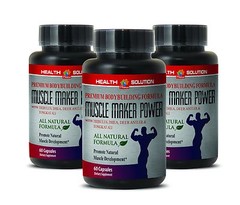 Powerfull Antioxidant – MUSCLE MAKER POWER – Alpha Lipoic Acid – 3 Bottles