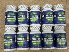 Lot 25 Creatine Monohydrate Strength Muscle Novaii 90 Capsules 2250 Total 7/26