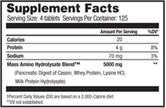 Beverly International MASS AMINO ACIDS 500 Tablets Advanced Formula Exp 01/09/26