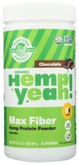 Manitoba Harvest Max Fiber Hemp Protein Powder Chocolate 16 Oz 1 Lb 1L 1 Pack