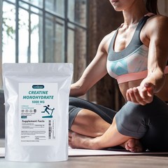 Pure Creatine Monohydrate Powder 2.2lbs (1000g) Micronized 200 Servings USA