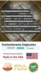 Test Booster Max 1200 Mg Made In USA Trust Pilot Approved 60 Capsules