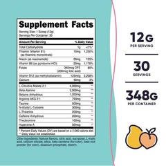 Nutricost Pre-Workout Powder for Women, Peach Mango, 30 Servings