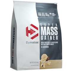 Dymatize Super Mass Gainer Protein 12 Pound (Pack of 1), Gourmet Vanilla