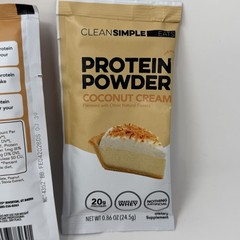 CLEAN SIMPLE EATS Whey Protein Powder Variety of Single Serve 8ct CHOCOLATE