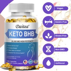 KETO BHB ACV Caps 2000mg PURE Ketone FAT BURNER RAPID Weight Loss Diet Ketosis