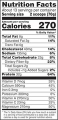 Muscle Milk Genuine Protein Powder, Vanilla Crème, 1.93 Pounds, 12 Servings, 32G