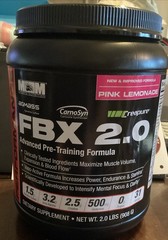 M&M FBX 2.0 Pre Workout Pink Lemonade 31 Servings Sealed Exp 04/2027 2 lb