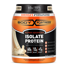 2 pack Body Fortress Super Advanced 100% Ultra-filtered Isolate Protein Vanilla