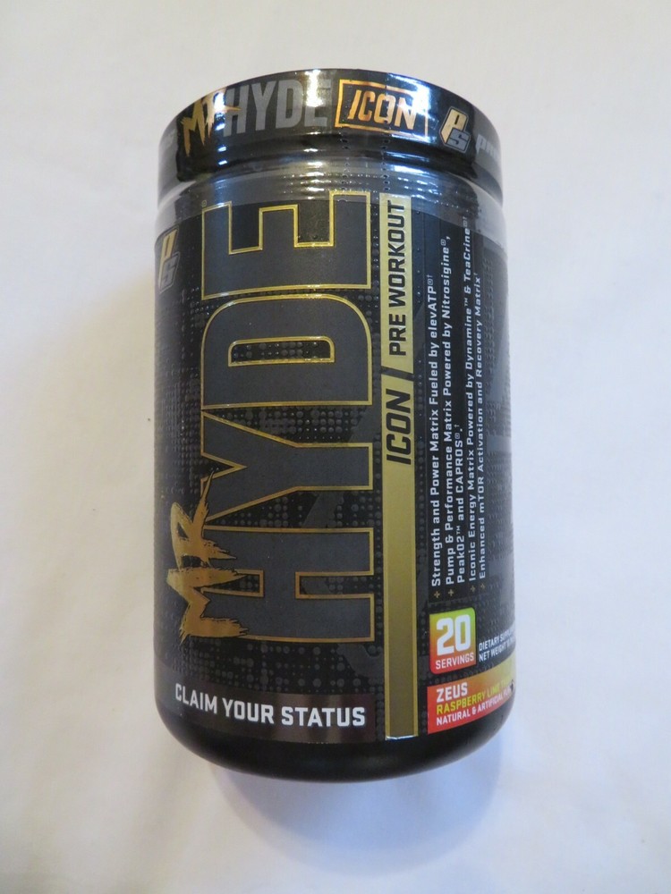 Pro Supps Mr Hyde Icon Pre-Workout Zeus Raspberry Lime 10.9 Oz 20 Servings *
