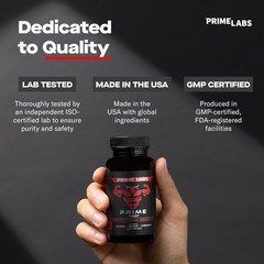 Prime Labs – Men’s Testosterone Booster – Stamina, Endurance, & Strength Booster