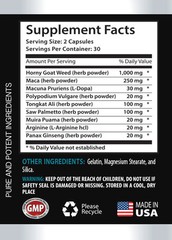 LEGENDARY APHRODISIAC Horny Goat Weed Male Enhancers Female Enhancers 60 Cap