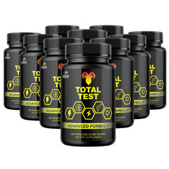 Total Test- Bodybuilding & Men’s Health Support- 10 Bottles- 900 Capsules