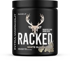 Bucked Up Racked White Gummy Deer | Intra Workout BCAA 211 Formula with L Car…