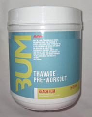RAW Pre Workout Powder Thavage Beach Bum Sports Nutrition Supplement 40 Servings