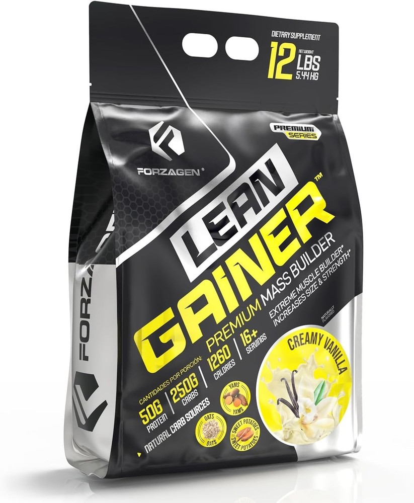 Forzagen Lean Gainer Premium Mass Builder | Mass Gainer Protein Powder for