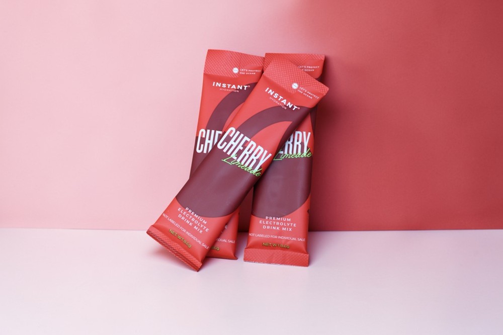 Instant Hydration Electrolytes Powder ~ 3 Single Serving Packs ~ Cherry Limeade