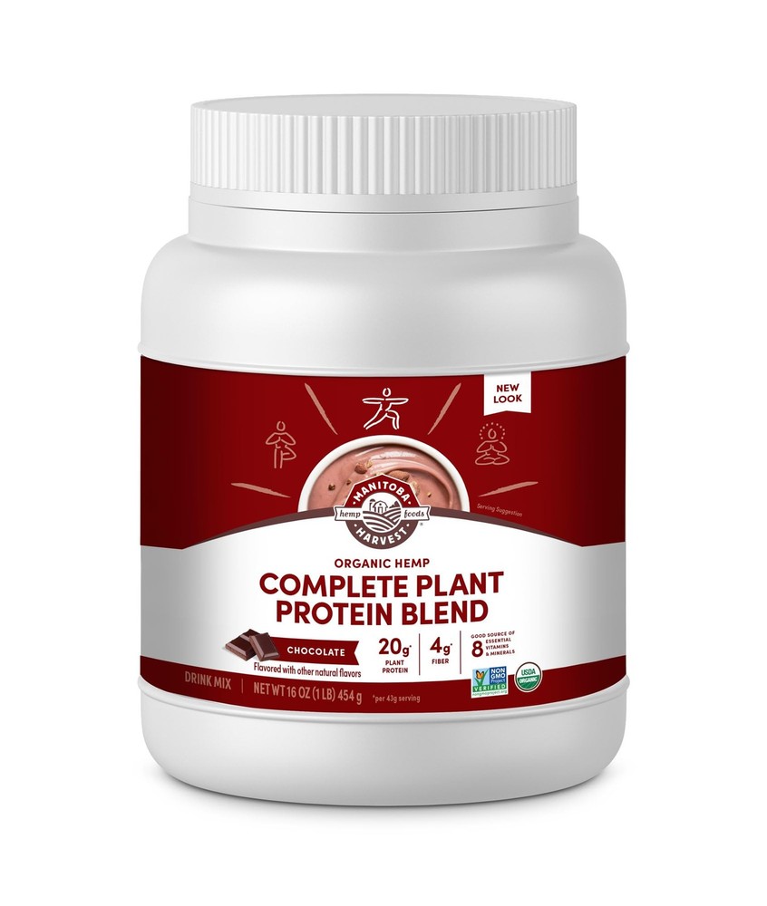 Manitoba Harvest Hemp Yeah Organic Plant-Based Protein Powder 20G Of Complete