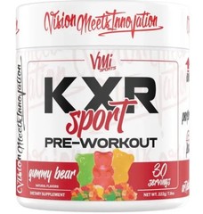 VMI Sports KXR SPORT Preworkout 8oz Size (30 Serv) Gummy 🐻 Bear BEST BY 11/26