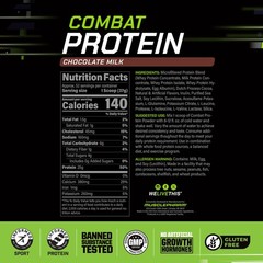 MusclePharm Combat Protein Powder, Chocolate Milk Flavor, Fuels Muscles for…