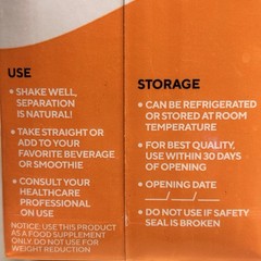 Vidafuel Wellness Protein Drink Citrus Burst 32 oz ~ 16 Servings Carton Exp:1/27